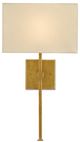 Currey & Company Ashdown Antique Gold Leaf Wall Sconce-1