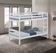 Furniture of America® Finsbury White Twin/Twin Bunk Bed-1