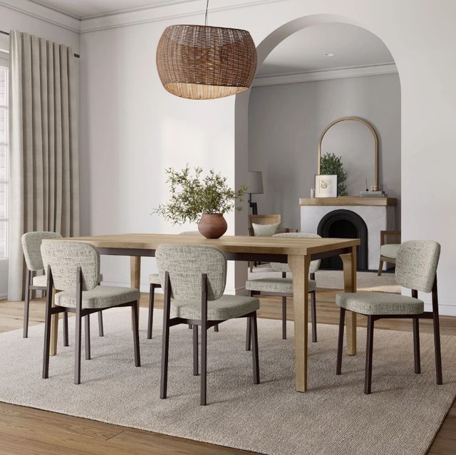 Amisco Customizable Vivian Rectangular Dining Table-1