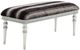 Michael Amini® Melrose Plaza Dove/Platinum Accent Bench-0