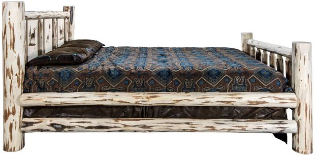 Montana Woodworks® Montana Collection Ready to Finish King Bed with Laser Engraved Elk Design-3