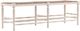Furniture Classics Reed Brown/Cream Bench-0