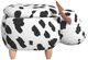 Elements International Animal Stools Black/White Cow Storage Youth Stool-4