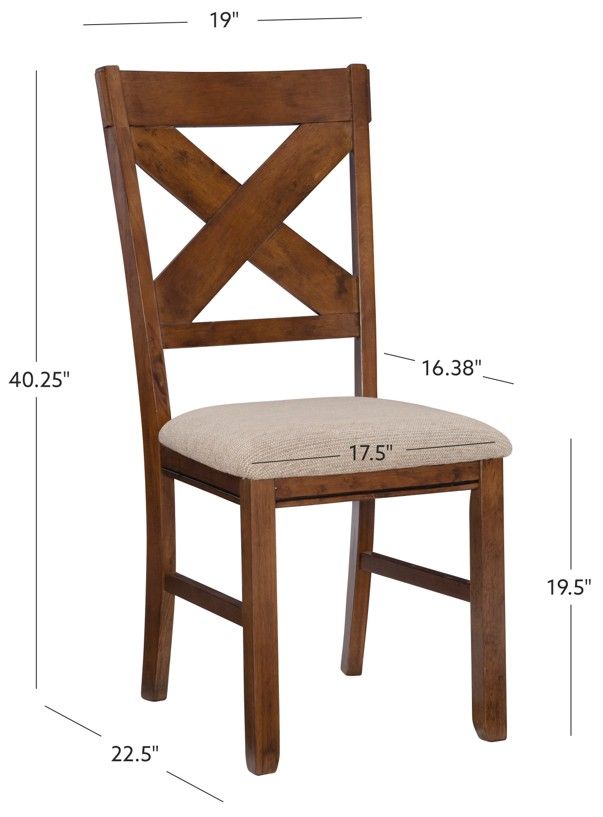 Powell® Kraven Dark Hazelnut Dining Side Chair-2