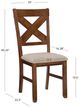 Powell® Kraven Dark Hazelnut Dining Side Chair-2