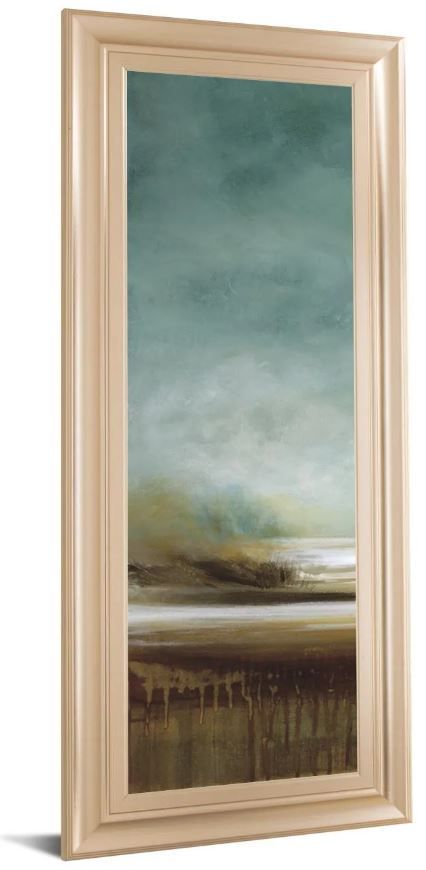 Classy Art New Horizons I by Tesla Framed Print Wall Art-0