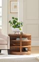 aspenhome® Caden Spiced Caramel Demilune End Table-2