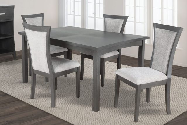 New Classic® Home Furnishings Flair 5-Piece Gray Dining Set-1
