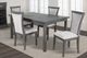 New Classic® Home Furnishings Flair 5-Piece Gray Dining Set-1