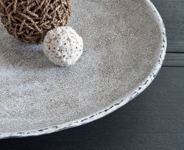 Signature Design by Ashley® Moises Antique White Bowl-3