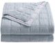 HiEnd Accents Stella 3-Piece Icy Blue King Bedding Bundle-2