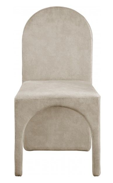 Meridian Furniture Summer Stone Velvet Dining Side Chair-1