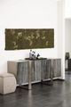 Bernhardt Linea Black Forest/Cerused Greige Entertainment Credenza-1