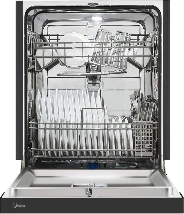 Midea® 24" Black Front Control Built In Dishwasher -1