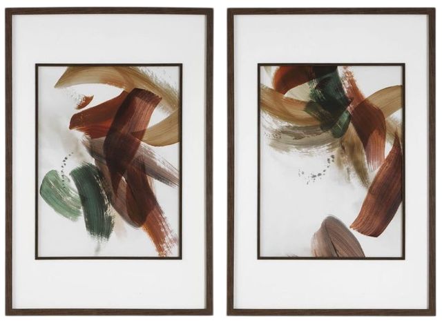 Uttermost® Velocity 2-Piece Framed Abstract Prints-0