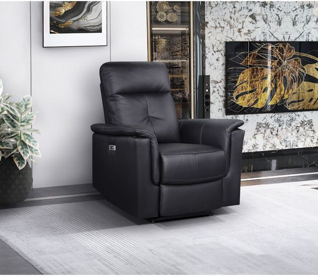 Mazin Furniture Bristow Black Power Glider Recliner-3