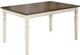 Signature Design by Ashley® Whitesburg 6 Piece Brown/Cottage White Dining Set-1
