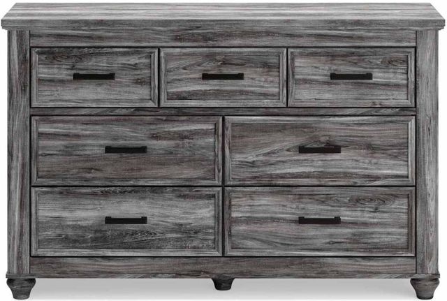 Benchcraft® Thyven Gray Dresser and Mirror -3