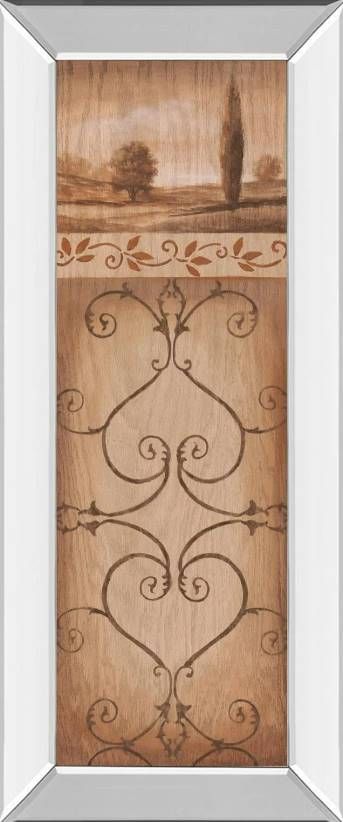 Classy Art Iron Landscape I Mirror Framed Wall Art-0