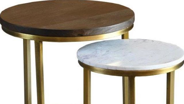 Jaipur Furniture Nivala Brown Nesting Table -1