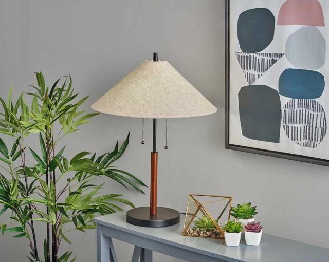 Adesso® Palmer Black Table Lamp-4