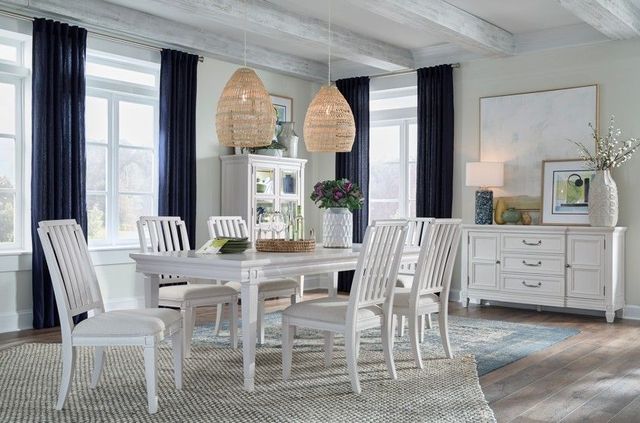 Magnussen Home® Willowbrook Egg Shell White Side Chair-1
