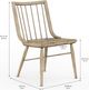A.R.T. Furniture® Frame Chestnut Windsor Side Chair-2