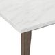 Liberty Furniture Edison White Rectangular Leg Table with Brownstone Base-5