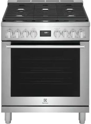 Electrolux 30" Stainless Steel Dual-Fuel Freestanding Range