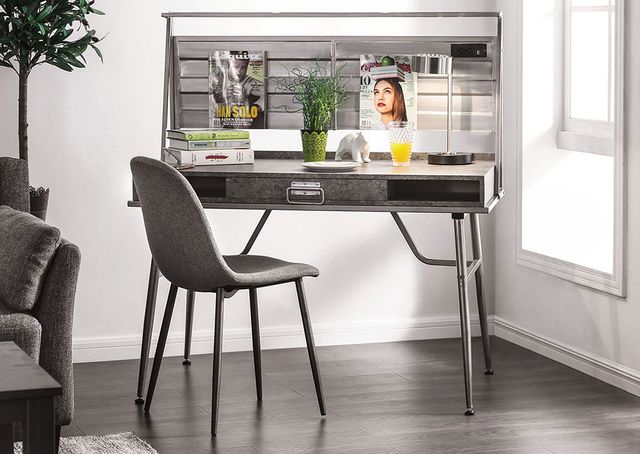 Furniture of America® McCredmond Silver Desk-1
