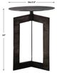 Uttermost® Deltoid Gunmetal Accent Table-2