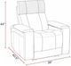 Parker House® Phoenix 5-Piece Cabot Ebony Power Reclining Theater Seating with Wedge P3-1