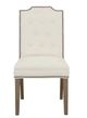 Fairfield® Customizable Entree Dining Empire Short Back Dining Chair with Mica Legs and Buttons-1