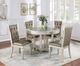 Furniture of America® Adelina 2-Piece Champagne/Warm Gray Side Chair Set-1