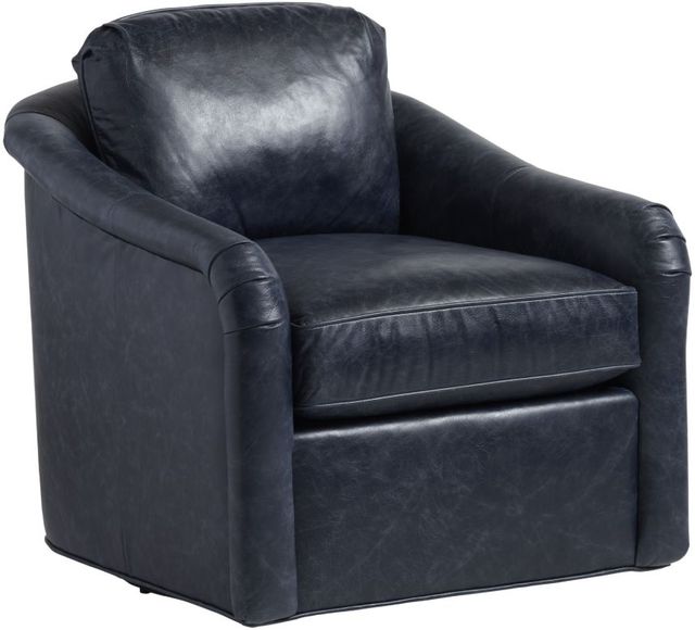 Lexington Home Customizable Hemley Leather Swivel Chair-0