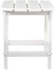 Signature Design by Ashley® Sundown Treasure White Plastic Outdoor Rectangular End Table-1