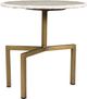 TOV Furniture Hanish Set of 2 White Marble Tables-1