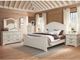 American Woodcrafters 7810 Stonebrook 4 Pieces Distressed Antique White Bedroom Set-0