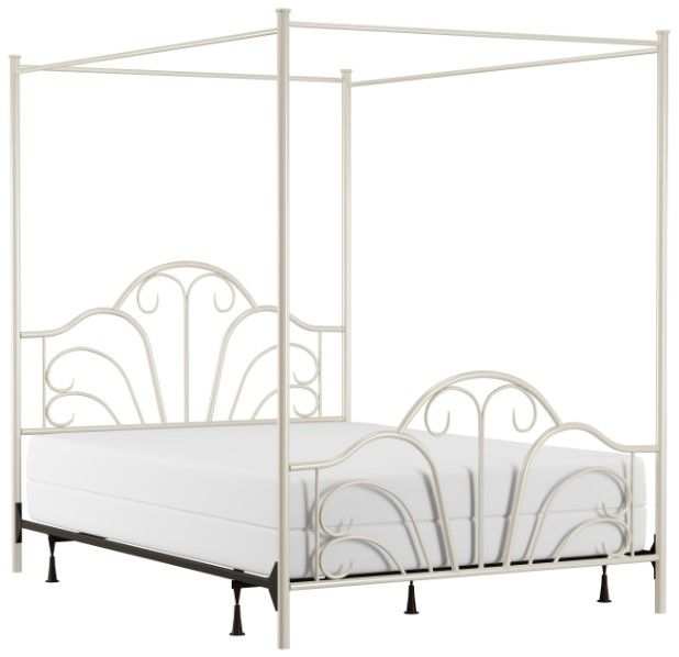 HH2 Home Dover Cream Full Canopy Bed-0