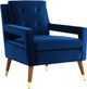 TOV Furniture Draper Navy Velvet Chair-0