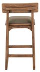 International Furniture Direct Balam Gray/Stained Brown 24" Barstool-3