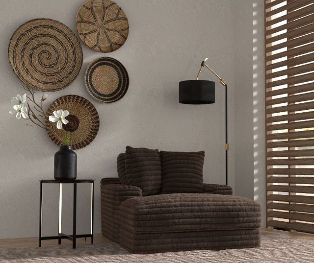 Jackson Furniture Comfrey Chocolate Chaise-1