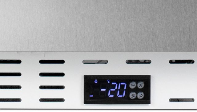 Summit® 2.47 Cu. Ft. Stainless Steel Built In Undercounter Freezer-4