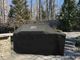 XO 40" Dark Brown Performance XLT Freestanding Grill with Side Burner Cover-1