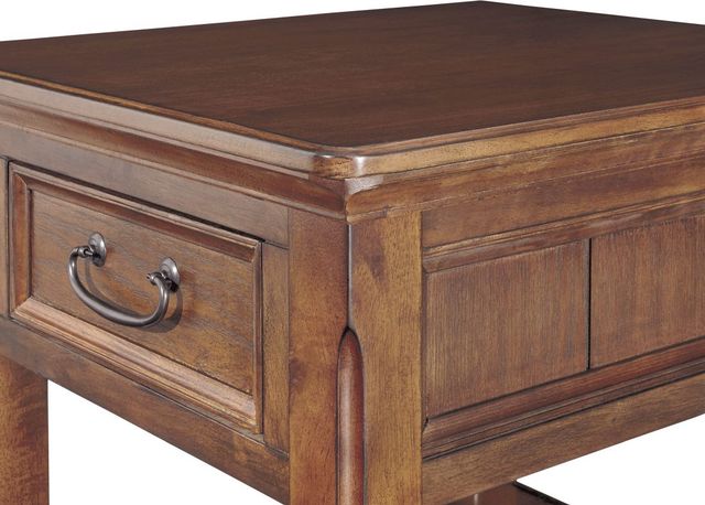 Signature Design by Ashley® Woodboro Dark Brown End Table-4