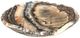 A & B Home Raphael Black/White Striated Hand-Carved Onyx Bowl-0
