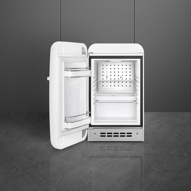 Smeg Retro Style 16" 1.3 Cu. Ft. White Compact Refrigerator-1