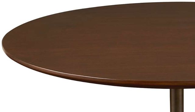 Bassett® Furniture Copenhagen Espresso Dining Table with Bronze Base-4