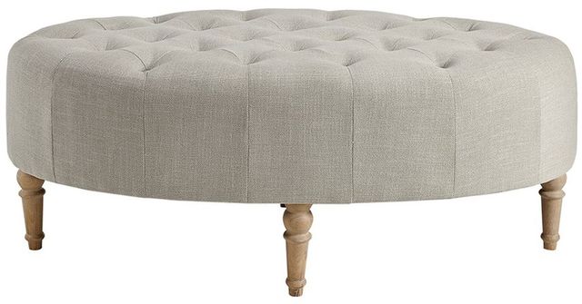 Olliix by Martha Stewart Linen Clara Accent Ottoman-0