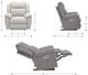 La-Z-Boy® Joel Mahogany Power Rocking Recliner with Headrest and Lumbar-2